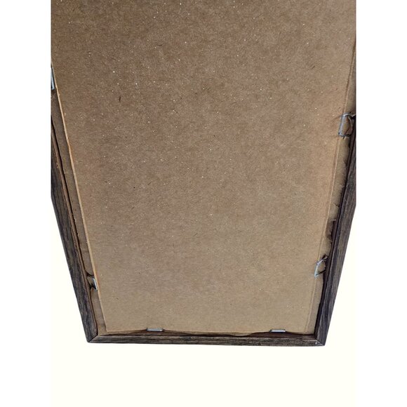 Vintage Shadow Box With Rustic Memorabilia Including Lace Key Button Sewing Noti - Picture 13 of 14